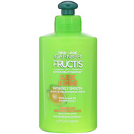 3 PACK of Garnier, Fructis, Sleek & Shine, Intensely Smooth Leave-In Conditioning Cream, 10.2 fl oz (300 ml)