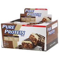 3 PACK of Pure Protein, Mocha Cream Bar, 6 Bars, 1.76 oz (50 g) Each