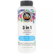 3 PACK of SoCozy, Kids, 3 in 1 Shampoo Conditioner Wash, 10.5 fl oz (311 ml)