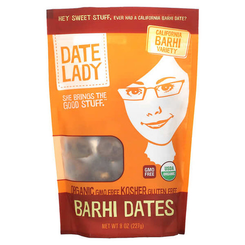 <img alt="Date Lady, Organic Barhi Dates, 8 oz (227 g)" title="Date Lady, Organic Barhi Dates, 8 oz (227 g),852078006114"