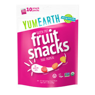 <img alt="YumEarth, Gluten Free Fruit Snacks, Tropical, 10 Snack Packs, 0.7 oz (19.8 g) Each" title="YumEarth, Gluten Free Fruit Snacks, Tropical, 10 Snack Packs, 0.7 oz (19.8 g) Each,810165016040"