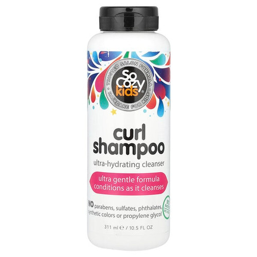 <img alt="SoCozy, Kids, Curl Shampoo, Ultra-Hydrating Cleanser, 10.5 fl oz (311 ml)" title="SoCozy, Kids, Curl Shampoo, Ultra-Hydrating Cleanser, 10.5 fl oz (311 ml),855553005305"