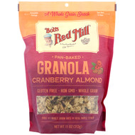 3 PACK of Bobs Red Mill, Pan-Baked Granola, Cranberry Almond, 11 oz (312 g)