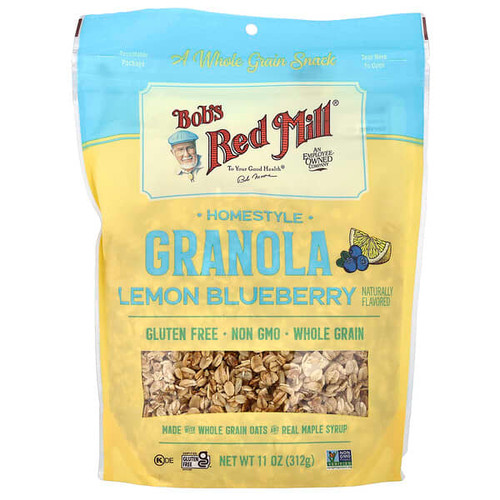 <img alt="Bobs Red Mill, Homestyle Granola, Lemon Blueberry, 11 oz (312 g)" title="Bobs Red Mill, Homestyle Granola, Lemon Blueberry, 11 oz (312 g),039978011732"