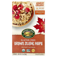 <img alt="Natures Path, Organic Instant Oatmeal, Brown Sugar Maple, 8 Packets, 11.3 oz (320 g)" title="Natures Path, Organic Instant Oatmeal, Brown Sugar Maple, 8 Packets, 11.3 oz (320 g),058449450610"