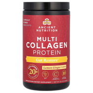 <img alt="Ancient Nutrition, Multi Collagen Protein, Gut Restore, Lemon Ginger, 8.4 oz (238 g)" title="Ancient Nutrition, Multi Collagen Protein, Gut Restore, Lemon Ginger, 8.4 oz (238 g),816401022332"