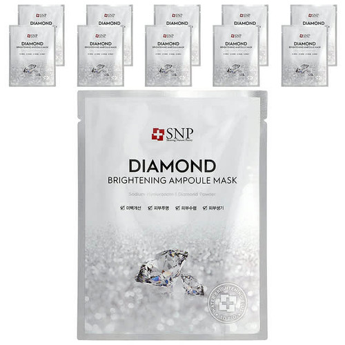 <img alt="SNP, Diamond Brightening Ampoule Beauty Mask, 10 Sheets, 0.84 fl oz (25 ml) Each" title="SNP, Diamond Brightening Ampoule Beauty Mask, 10 Sheets, 0.84 fl oz (25 ml) Each,8809237825279"
