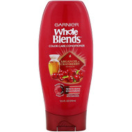 3 PACK of Garnier, Whole Blends, Argan Oil & Cranberry Color Care Conditioner, 12.5 oz (370 ml)