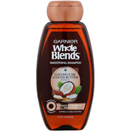 3 PACK of Garnier, Whole Blends, Coconut Oil & Cocoa Butter Smoothing Shampoo, 12.5 fl oz (370 ml)