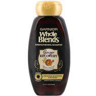 3 PACK of Garnier, Whole Blends, Strengthening Shampoo, Ginger Recovery, 12.5 fl oz (370 ml)