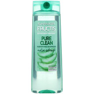3 PACK of Garnier, Fructis, Pure Clean, Fortifying Shampoo with Aloe, 12.5 fl oz (370 ml)