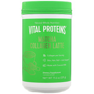 Vital Proteins, Matcha Collagen Latte, Unflavored, 11.6 oz (329 g)