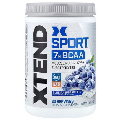 <img alt="XTEND, Sport, 7G BCAA, Blue Raspberry Ice, 12.2 oz (345 g)" title="XTEND, Sport, 7G BCAA, Blue Raspberry Ice, 12.2 oz (345 g),842595113365"