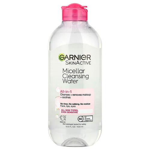 <img alt="Garnier, SkinActive, Micellar Cleansing Water, All-In-1 , 13.5 fl oz (400 ml)" title="Garnier, SkinActive, Micellar Cleansing Water, All-In-1 , 13.5 fl oz (400 ml),603084454501"