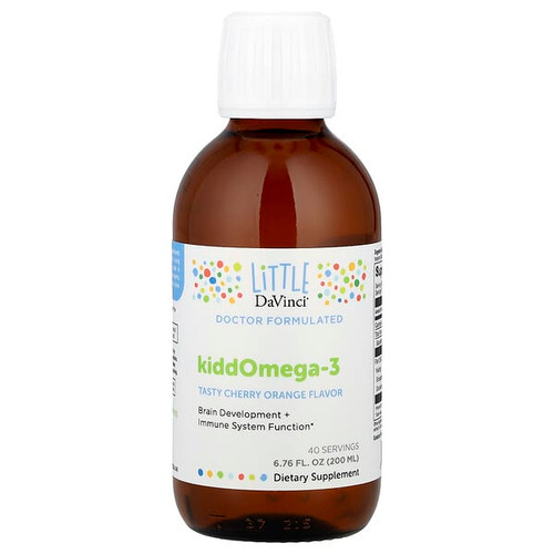<img alt="Little DaVinci, KiddOmega-3, Tasty Cherry Orange Flavor, 6.76 fl oz (200 ml)" title="Little DaVinci, KiddOmega-3, Tasty Cherry Orange Flavor, 6.76 fl oz (200 ml),026664014092"