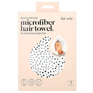 <img alt="Kitsch, Quick Drying Microfiber Hair Towel, Micro Dot, 1 Piece" title="Kitsch, Quick Drying Microfiber Hair Towel, Micro Dot, 1 Piece,812696024938"
