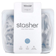 <img alt="Stasher, Reusable Silicone Food Bag, Stand Up Mid, Clear, 56 fl oz (1,656 ml)" title="Stasher, Reusable Silicone Food Bag, Stand Up Mid, Clear, 56 fl oz (1,656 ml),816990016248"