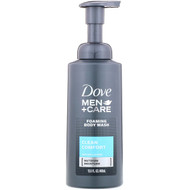 3 PACK of Dove, Men+Care, Clean Comfort, Foaming Body Wash, 13.5 fl oz (400 ml)