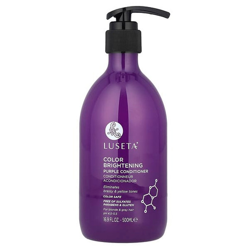 <img alt="Luseta Beauty, Color Brightening, Purple Conditioner, For Blonde & Gray Hair, 16.9 fl oz (500 ml)" title="Luseta Beauty, Color Brightening, Purple Conditioner, For Blonde & Gray Hair, 16.9 fl oz (500 ml),852750008047"