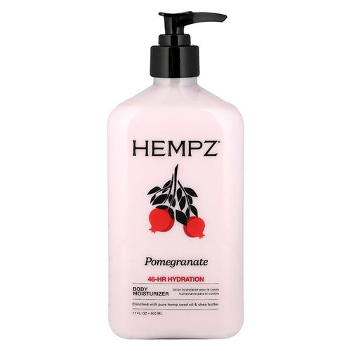<img alt="Hempz, Body Moisturizer, Pomegranate, 17 fl oz (500 ml)" title="Hempz, Body Moisturizer, Pomegranate, 17 fl oz (500 ml),676280010987"
