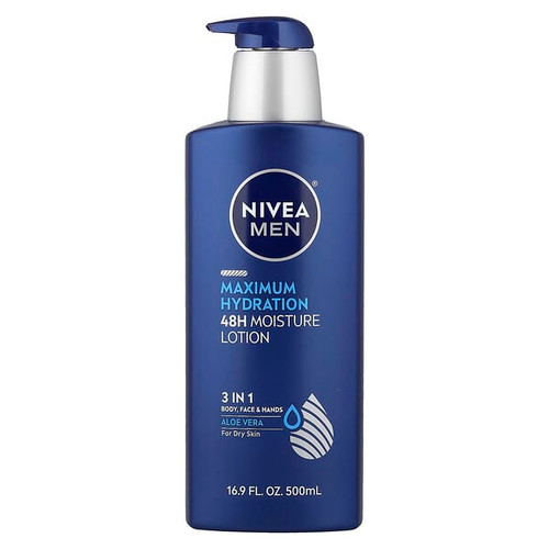 <img alt="Nivea, Men, Maximum Hydration, 48H Moisture Lotion, For Dry Skin, 16.9 fl oz (500 ml)" title="Nivea, Men, Maximum Hydration, 48H Moisture Lotion, For Dry Skin, 16.9 fl oz (500 ml),072140014070"