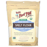 <img alt="Bobs Red Mill, Organic Spelt Flour, Whole Grain, 20 oz (567 g)" title="Bobs Red Mill, Organic Spelt Flour, Whole Grain, 20 oz (567 g),039978118943"