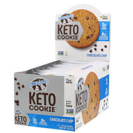 Lenny & Larrys, Keto Cookies, Chocolate Chip, 12 Cookies, 1.6 oz (45 g) Each