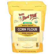 <img alt="Bobs Red Mill, Organic Whole Grain Corn Flour, 22 oz (624 g)" title="Bobs Red Mill, Organic Whole Grain Corn Flour, 22 oz (624 g),039978019714"