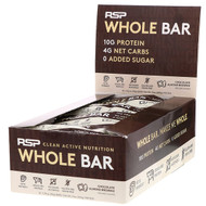 RSP Nutrition, Whole Bar, Chocolate Almond Brownie, 12 Bars, 1.76 oz (50 g) Each