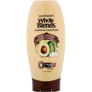 3 PACK of Garnier, Whole Blends, Avocado Oil & Shea Butter Nourishing Conditioner, 22 fl oz (650 ml)