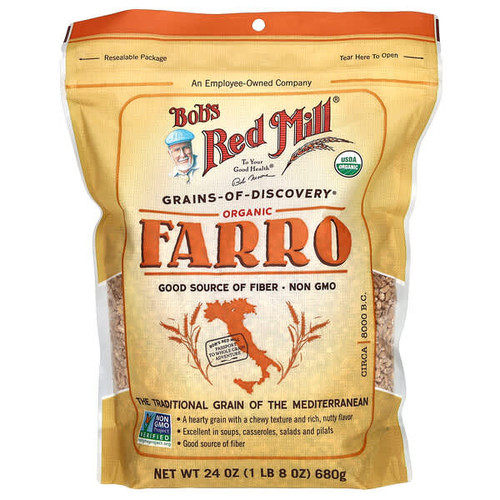 <img alt="Bobs Red Mill, Organic Farro, 24 oz (680 g)" title="Bobs Red Mill, Organic Farro, 24 oz (680 g),039978118608"