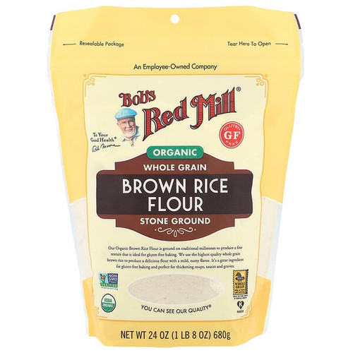 <img alt="Bobs Red Mill, Organic Brown Rice Flour, Whole Grain, 24 oz (680 g)" title="Bobs Red Mill, Organic Brown Rice Flour, Whole Grain, 24 oz (680 g),039978029744"