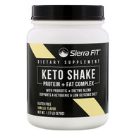 Sierra Fit, Keto Shake, Vanilla Flavor, 1.27 lbs (578 g)