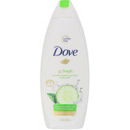 3 PACK of Dove, Go Fresh, Body Wash, Cucumber & Green Tea, 22 fl oz (650 ml)