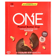 <img alt="One Brands, Protein Bar, Peanut Butter Cup, 12 Bars, 2.12 oz (60 g) Each" title="One Brands, Protein Bar, Peanut Butter Cup, 12 Bars, 2.12 oz (60 g) Each,788434104838"