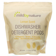 Mild By Nature, Automatic Dishwashing Detergent Pods, Lemon Scent, 60 Loads, 2.38 lbs, 36.48 oz (1,077 g)