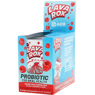 Advanced Orthomolecular Research AOR, Lava Rox, Probiotic for Oral Health,  Natural Raspberry Flavor, 24 Packets,  .2 oz (6 g) Each