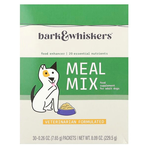 <img alt="Dr. Mercola, Meal Mix, Food Supplement, For Adult Dogs, 30 Packets, 0.26 oz (7.65 g) Each" title="Dr. Mercola, Meal Mix, Food Supplement, For Adult Dogs, 30 Packets, 0.26 oz (7.65 g) Each,810487031226"