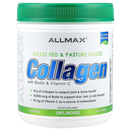 <img alt="ALLMAX, Collagen with Biotin &  Vitamin C, Unflavored, 15.5 oz (440 g)" title="ALLMAX, Collagen with Biotin &  Vitamin C, Unflavored, 15.5 oz (440 g),665553228402"