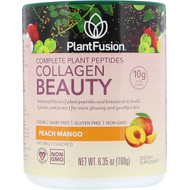 PlantFusion, Complete Plant Peptides, Collagen Beauty, Peach Mango, 6.35 oz (180 g)