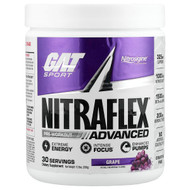 <img alt="GAT, Sport, NITRAFLEX Advanced, Pre-Workout, Grape, 10.9 oz (309 g)" title="GAT, Sport, NITRAFLEX Advanced, Pre-Workout, Grape, 10.9 oz (309 g),816170022144"