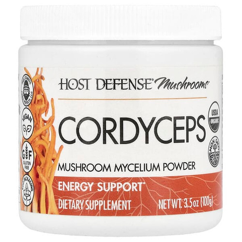 <img alt="Host Defense, Mushrooms, Cordyceps, Mushroom Mycelium Powder, 3.5 oz (100 g)" title="Host Defense, Mushrooms, Cordyceps, Mushroom Mycelium Powder, 3.5 oz (100 g),633422300153"