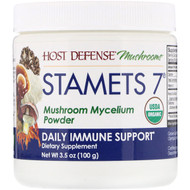 Fungi Perfecti, Stamets 7, Mushroom Mycelium Powder, Daily Immune Support, 3.5 oz (100 g)