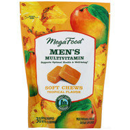 MegaFood, Mens Multivitamin Soft Chews, Tropical Flavor, 30 Individually Wrapped Soft Chews