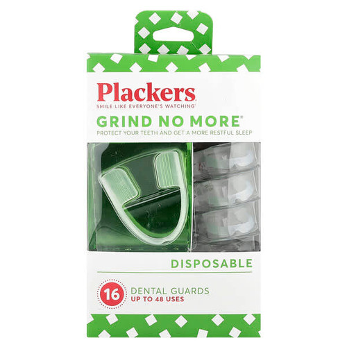 <img alt="Plackers, Grind No More, Disposable, Dental Guards, 16 Count" title="Plackers, Grind No More, Disposable, Dental Guards, 16 Count,651080651523"