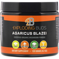 Exploding Buds, Agaricus Blazei, Certified Organic Mushroom Powder, 4.2 oz (120 g)