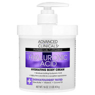 <img alt="Advanced Clinicals, Hyaluronic Acid, Hydrating Body Cream, 16 oz (454 g)" title="Advanced Clinicals, Hyaluronic Acid, Hydrating Body Cream, 16 oz (454 g),819265009600"