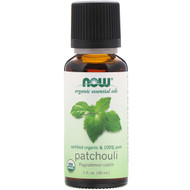 Now Foods, Organic Essential Oils, Patchouli, 1 fl oz (30 ml)