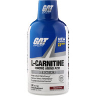 GAT, Liquid L-Carnitine, Mixed Berry, 3000 mg, 16 oz (473 ml)