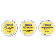 Charlie & Frank, Dog Balms Variety Set (Paw, Skin, Snout), Trial Size, 3 Tins, 0.3 oz (8.5 g) Each
